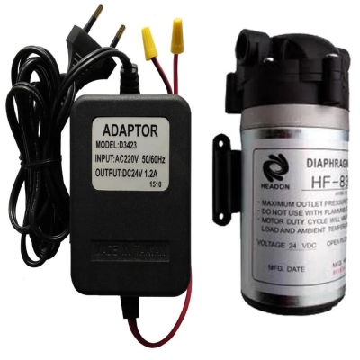 Bộ Máy Bơm Máy Lọc Nước 24V Siêu Êm Siêu Khỏe Siêu Bền Dùng Cho Tất Cả Các Đòng Máy Lọc Nước